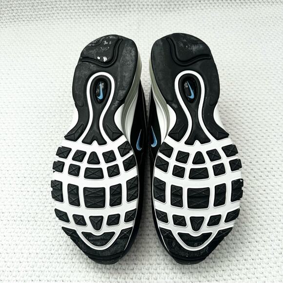 Nike Air Max 97 Men Black University Blue Dark Obsidian Sneakers 10.5 DQ3955 - Picture 8 of 12